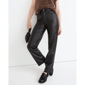 Madewell Perfect Vintage Faux Leather Jean
